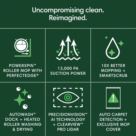 iRobot Roomba® Max 708 Combo Robot Vacuum & Mop + AutoWash™ Dock